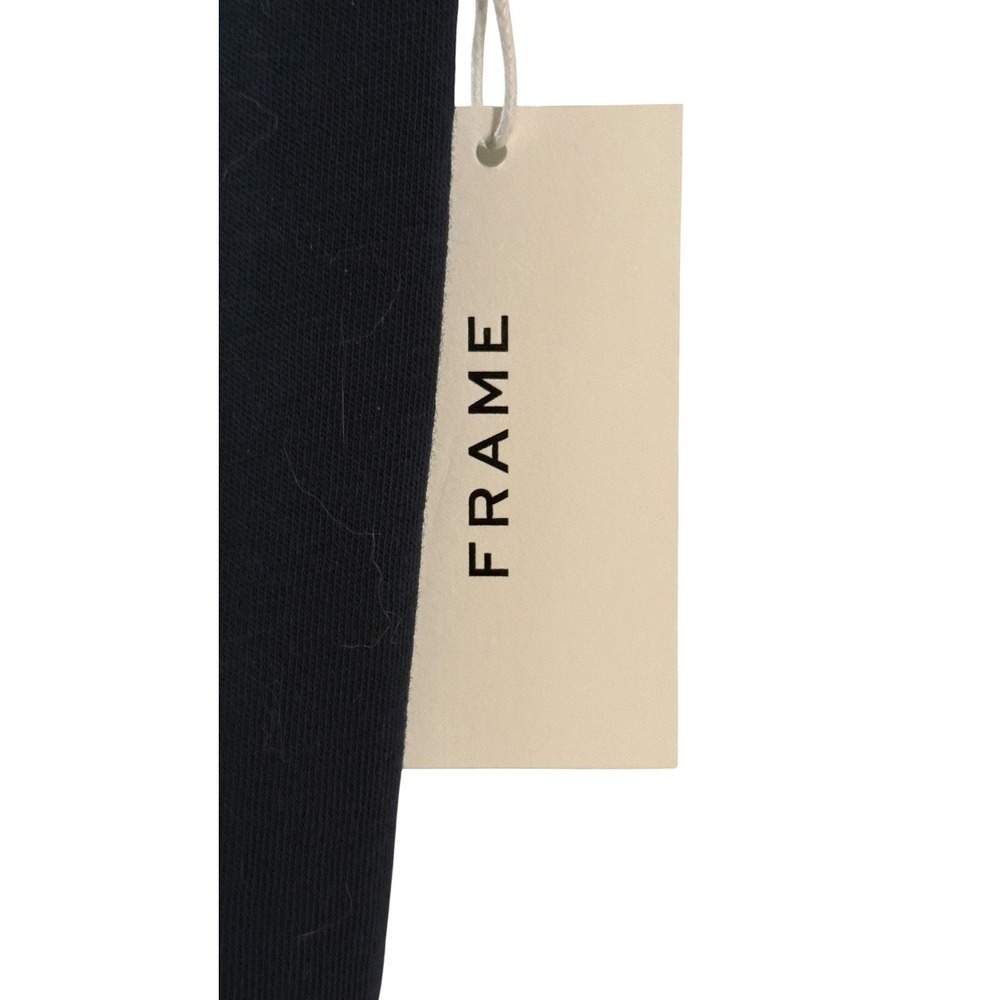 FRAME Dark Blue Sleeveless Crew Neck Maxi Dress Navy Size Medium NWT - Picture 8 of 13